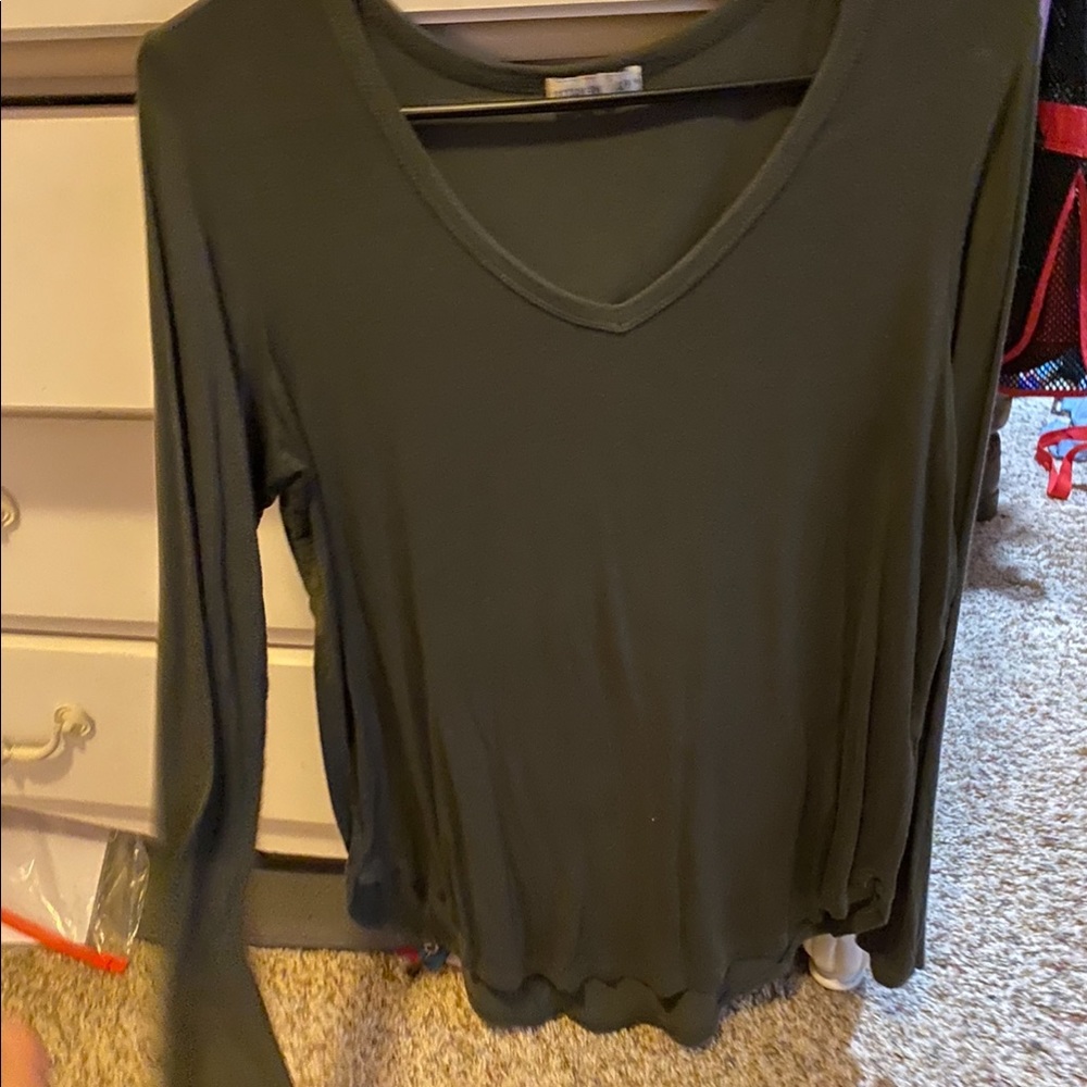 Olive Green, SOFT long sleeve shirt